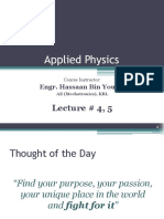 Applied Physics Lecture