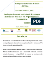 Avaliação Do Estado Nutricional de Crianças Menores de Dois Anos em 03 Províncias de Moçambique - 14!05!18