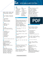 Vocabulary Extra: Intermediate Answer Key