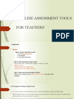 Online Assessment Tools