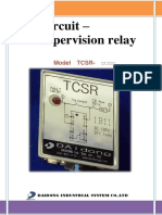 Trip Circuit - Supervision Relay: Model TCSR