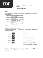 Activity Sheets in MAPEH 6 Module 3, Week 3