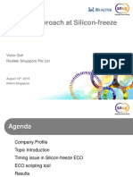 An ECO Approach at Silicon-Freeze Stage: Victor Soh Realtek Singapore Pte LTD