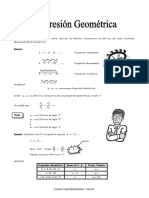 IV BIM - 3er. Año - ALG - Guía 5 - Progresión Geométrica