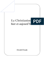 Le Christianisme Hier Et Aujourd'hui