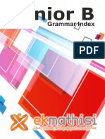 GRAMMAR INDEX TOP TEAM - JUNIOR B. 1.The verb to be. Affirmative - Κατάφαση PDF