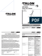 Petrol Line Trimmer: User Manual