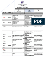 Weekly Home Learning Plan Grade 1