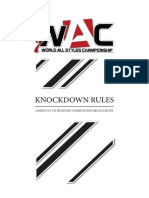 Knockdown Rules: Annex Nº2 To Fighting Competition Regulations