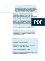 La Democracia Es El Mejor Sistema de Gobierno Pese