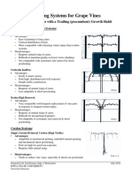 Training Systems For Grape Vines