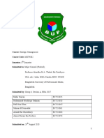 Course: Strategic Management Course Code: MGT4802 Semester: 8 Semester Submitted To: Major General (Retired)