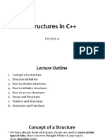 Lecture 4 Structures in C++