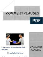 Comment Clauses