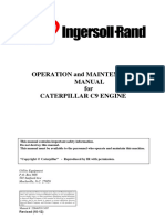 Operation and Maintenance Manual For Caterpillar C9 Engine