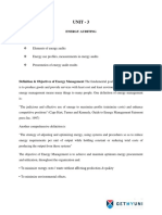 Unit - 3: Energy Auditing