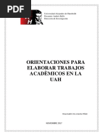 Guia Orientacion para Elaborar Trabajos en La UAH PDF