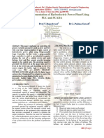 Real-Time Implementation of Hydroelectric Power Plant Using PLC and Scada