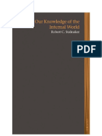 (Lines - of - Thought - ) Robert - C. - Stalnaker-Our - Knowledge - of - The - Internal - World - (Lines - of - Thought) - Oxford - University - Press, - USA (2008) (1) by Stalnaker PDF