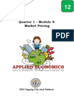 TAPATMODULE SHS APPLIED ECONOMICS Module 4 Market Pricing PDF