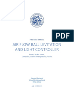 Air Flow Ball Levitation and Light Controller: Politecnico Di Milano