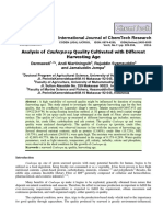 Caulerpa: International Journal of Chemtech Research