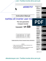 L Toshiba S9 Inverter Manual PDF