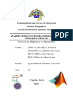 Análisis Cinemático de Mecanismos Por Métodos Numéricos