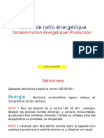 Support de Cours 4 - Notion de Ratio ENERGETIQUE Version 1