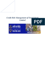 Credit Risk Management of Sonali Bank Limited