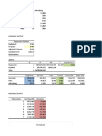 Regression Statistics: Residuals