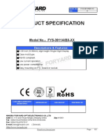 Product Specification: Model No. FYS-3911A/BX-XX