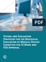 Testing and Evaluation Strategies For The Biological Evaluation FDA and CE - 1