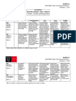 ENG40001 Final Year Research Project 1 Semester 2, 2020: Rubrics