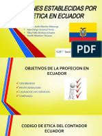 Sanciones Establecidas Por La Etica en Ecuador