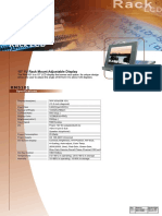 Rack LCD: 15" 1U Rack Mount Adjustable Display