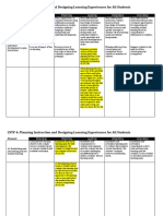 CSTP 4: Planning Instruction and Designing Learning Experiences For All Students