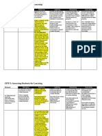 CSTP 5: Assessing Students For Learning: Emerging Exploring Applying Integrating Innovating