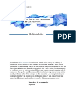 La Ética y Las Decisiones en Los Negocios