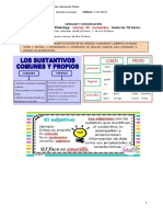 Guía-Lenguaje Sustantivos y Adjetivos