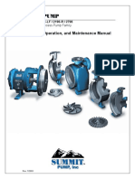 Summit Pump: Installation, Operation, and Maintenance Manual