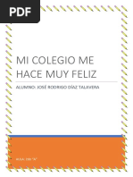 Mi Colegio Me Hace Muy Feliz-Jose Díaz