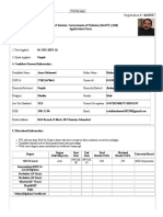 Ministry of Interior, Government of Pakistan (Moint) (360) Application Form