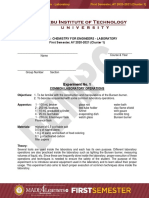 EXPT. 1 Common Laboratory Operations