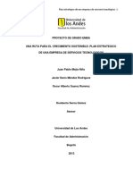 Plan Estratégico de Una Empresa de Servicios Tecnológicos 1