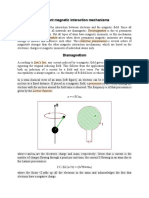 Different Magnetic Interaction Mechanisms