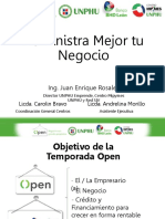 Charla Administración Del Negocio - Temporada Open de Negocios PYMES