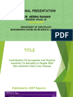 Journal Presentation Journal Presentation: Dr. Merina Rahman Dr. Merina Rahman