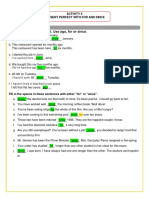 Activity 2 Present Perfect With For and Since Correction