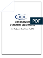 Consolidated Financial Statements Mar 09